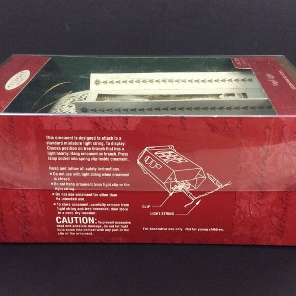 Hallmark Keepsake Angel Light Laser Gallery Ornament 2000 With Box - Picture 9 of 9